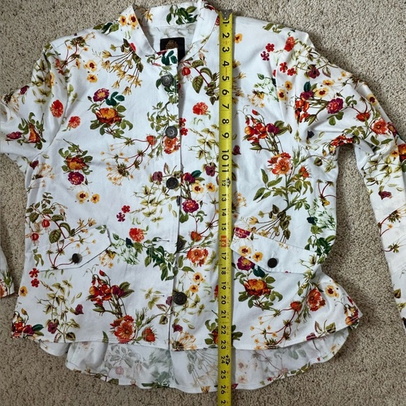Disney Alice Through the Looking Glass Floral Pattern Button Jacket Size XL - Picture 15 of 15